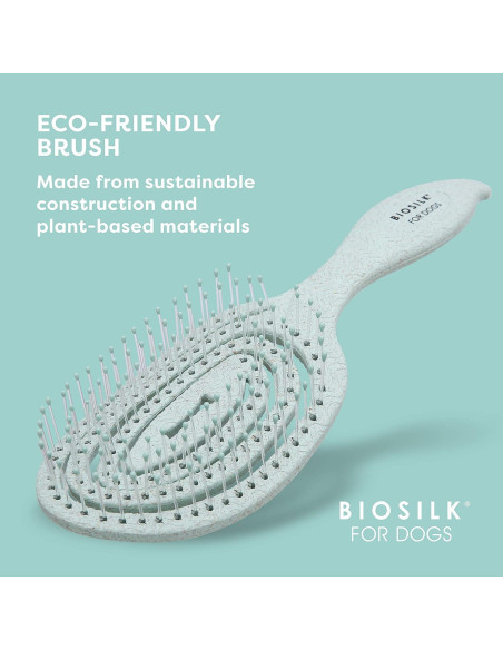 Cepillo Desenredante Ecológico BioSilk para Perros Azul Cepillo Desenredante Ecológico BioSilk para Perros Azul