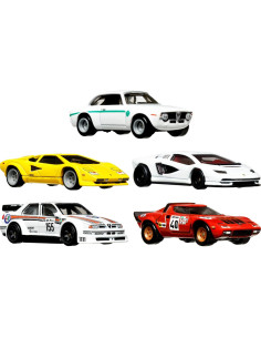 Set 5 Coches Juguete Hot Wheels Che Figata 1:64 Premium 2