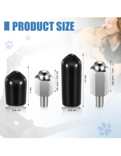 12 Piezas Reemplazo Puntos de Contacto Collar Entrenamiento Hotop 2