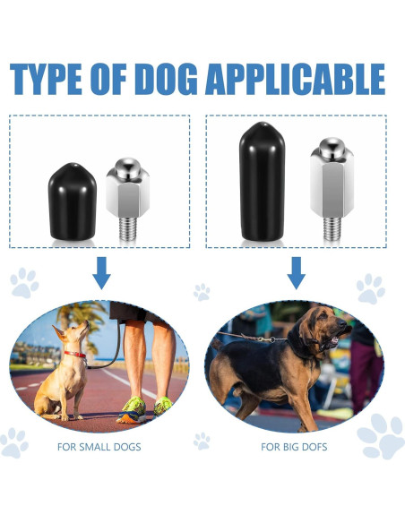 12 Piezas Reemplazo Puntos de Contacto Collar Entrenamiento Hotop