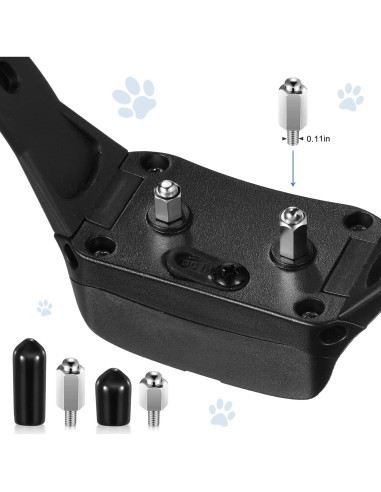12 Piezas Reemplazo Puntos de Contacto Collar Entrenamiento Hotop
