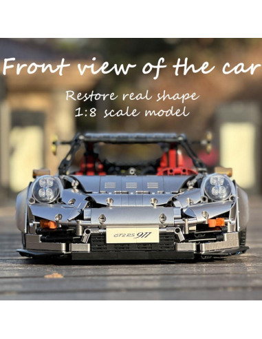 Coche Deportivo PR911 Blanco 3389 Piezas Construcción