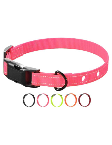 Correa de Nylon para Perros YLSF Rosa 1 Paquete 1.90 cm