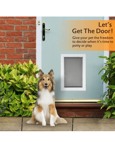 Aleta de Puerta para Mascotas AMZOO Grande 42,86x25,72cm