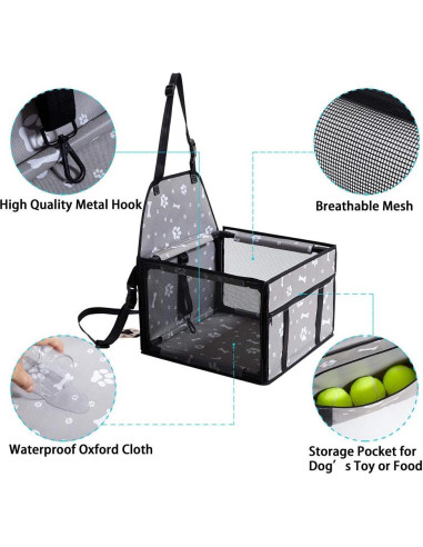 Asiento Elevador para Perros Pequeños GENORTH 9,07 kg