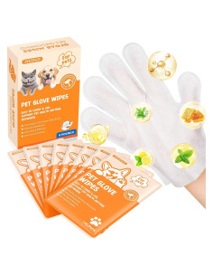 Toallitas para Mascotas NEENCE Extra Gruesas con Guantes