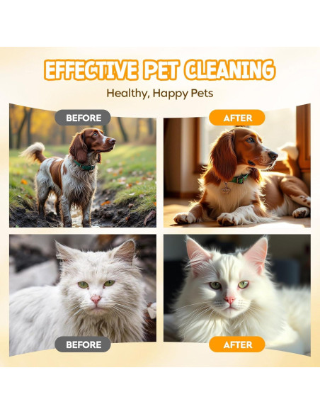 Toallitas para Mascotas NEENCE Extra Gruesas con Guantes