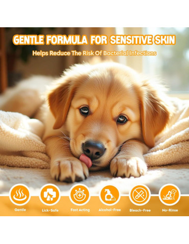 Toallitas para Mascotas NEENCE Extra Gruesas con Guantes