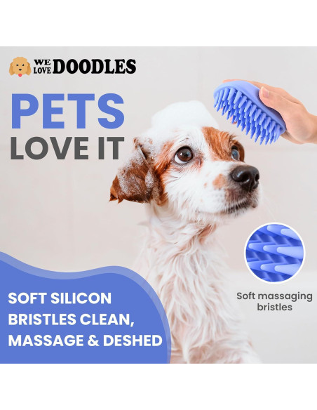Cepillo de Baño para Perros We Love Doodles 2 Pack