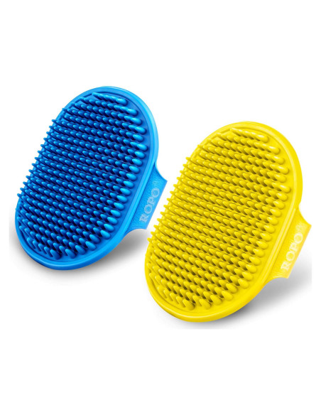 Cepillo de Aseo para Perros ROPO con Mango Ajustable 2pcs