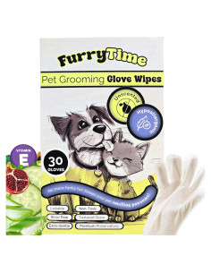 Guantes de Limpieza para Mascotas FURRYTIME 30 Unidades