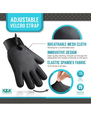 Guantes de Aseo para Mascotas Kennels & Kats - Talla Única