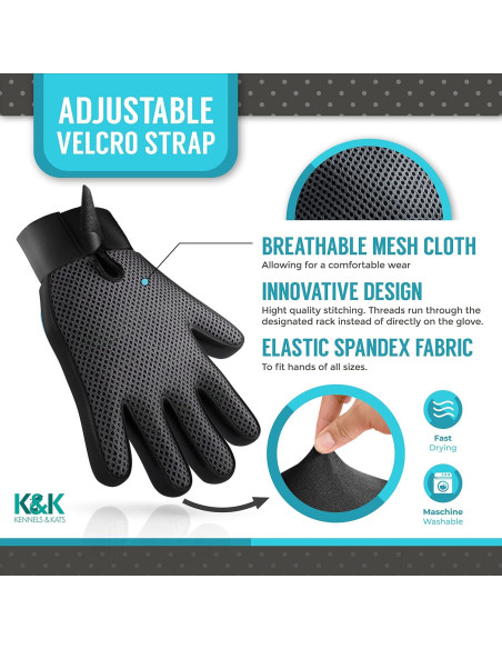 Guantes de Aseo para Mascotas Kennels & Kats - Talla Única