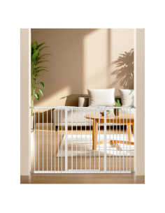 Puerta para Bebés Extra Alta Keny 91 cm x 139 cm Blanca