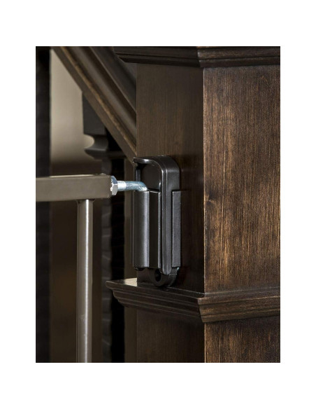 Puerta de Seguridad para Bebés Regalo 61-102 cm Negra