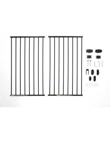Puerta de Seguridad para Bebés Regalo 61-102 cm Negra