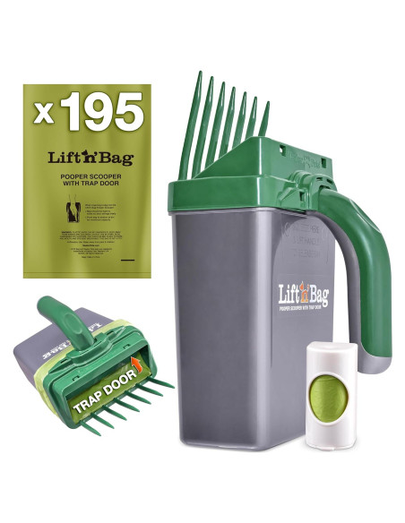 Recogedor de Excremento de Perro Neater Pets con 195 Bolsas Recogedor de Excremento de Perro Neater Pets con 195 Bolsas