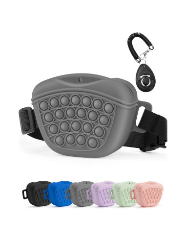 Bolsa de golosinas para perros Gobeigo con clicker 1.67 tazas