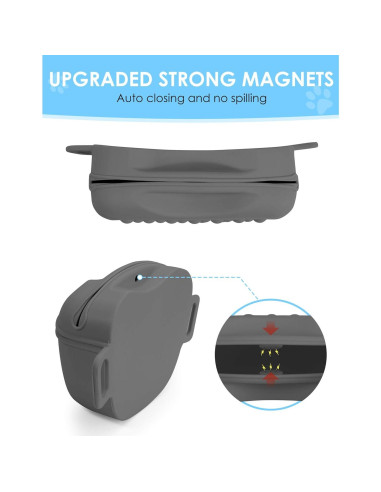 Bolsa de golosinas para perros Gobeigo con clicker 1.67 tazas