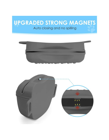 Bolsa de golosinas para perros Gobeigo con clicker 1.67 tazas