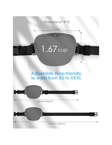 Bolsa de golosinas para perros Gobeigo con clicker 1.67 tazas