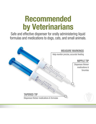 Jeringa de Alimentación para Mascotas Cuatro Patas 13cm