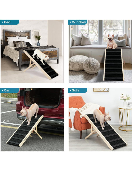 Rampa para Perros SweetBin 99 cm Ajustable Antideslizante