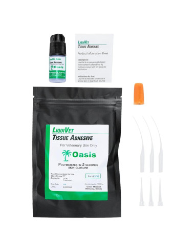 Adhesivo Tisular Liquivet Rápido 3mL para Veterinaria