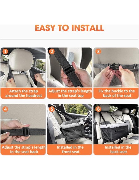 Asiento Elevador para Perros JOEJOY Negro hasta 9 kg