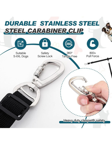 Correa de Seguridad para Perros Clysee - Ajustable SUV