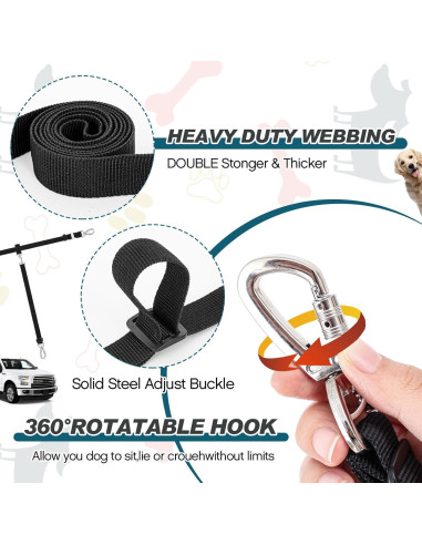 Correa de Seguridad para Perros Clysee - Ajustable SUV