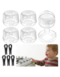 Cubiertas de Seguridad para Perillas de Estufa Bebés 10 Piezas