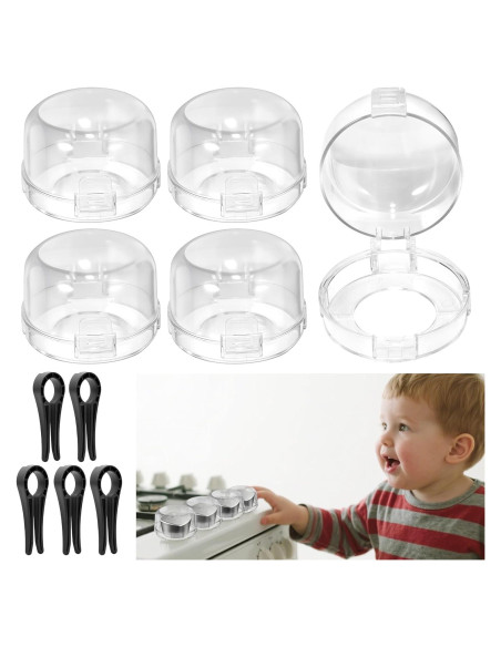 Cubiertas de Seguridad para Perillas de Estufa Bebés 10 Piezas Cubiertas de Seguridad para Perillas de Estufa Bebés 10 Piezas