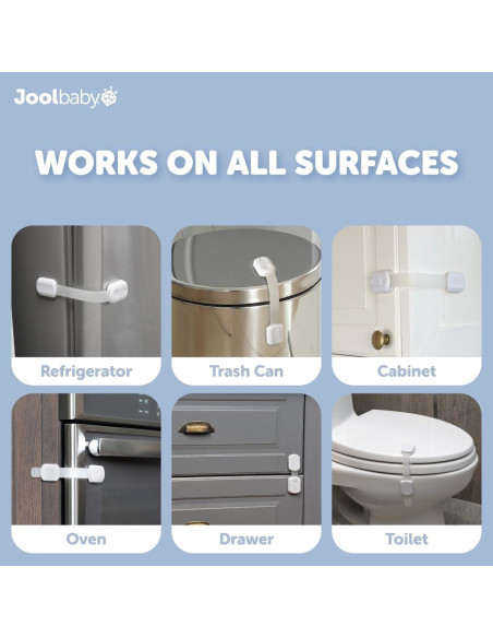 Bloqueos de Seguridad para Niños Jool Baby - Paquete de 4
