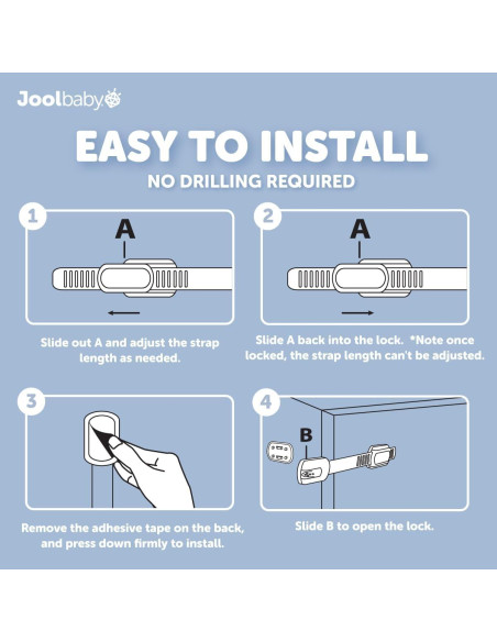 Bloqueos de Seguridad para Niños Jool Baby - Paquete de 4