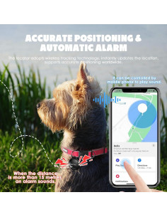 Collar GPS para Perros Aoikoy, Impermeable y Reflectante 2