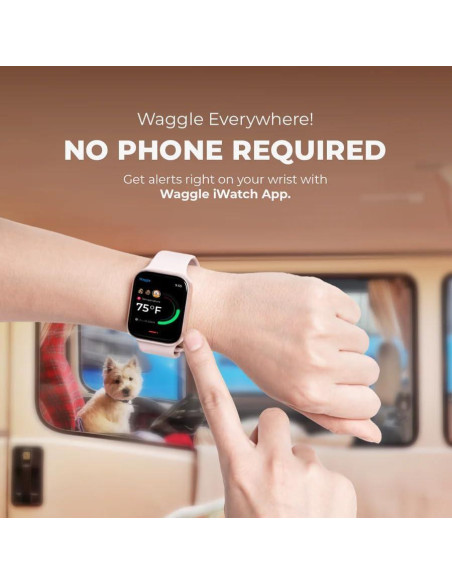 Monitor de Temperatura Waggle Pro para Mascotas - GPS 4G LTE