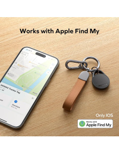 Localizador Electrónico Momax Tracker Negro para Llaves y Mascotas 2