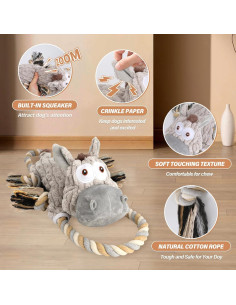 Juguete Interactivo para Perros Drmstow Gris 10.92x7.87cm 2