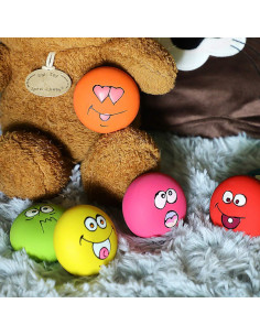 Juguetes Squeaky para Perros HDSX 6 Pcs Bolas de Latex 2