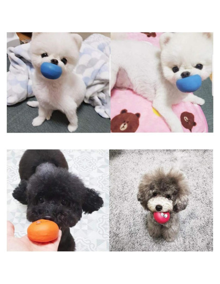 Juguetes Squeaky para Perros HDSX 6 Pcs Bolas de Latex