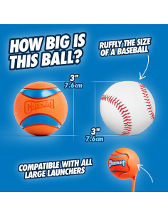 Chuckit! Ultra Ball Juguete para Perros Grande 7,62 cm 2