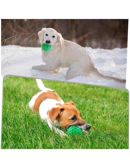 Pelota de Juguete para Perros Grandes ZRIFAQESW Verde Indestructible
