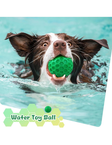 Pelota de Juguete para Perros Grandes ZRIFAQESW Verde Indestructible