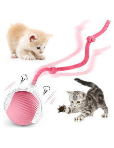Pelota Interactiva para Gatos Eiruseed Rosa 360 Automática