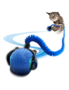 Juguete Interactivo para Gatos Xinchuang Bola Azul 360