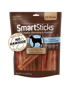 SmartBones Masticables para Perros 25 Unidades Sin Cuero