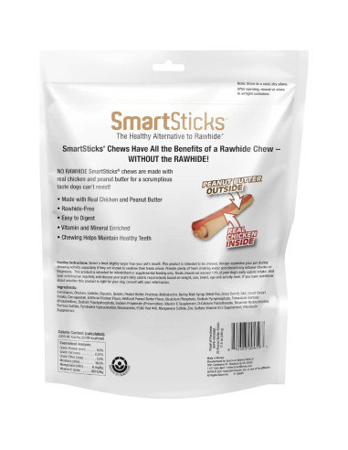 SmartBones Masticables para Perros 25 Unidades Sin Cuero