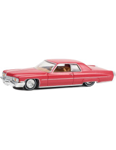 Coche Diecast 1/64 Greenlight 1973 Coupe deVille Lowrider Marrón 2