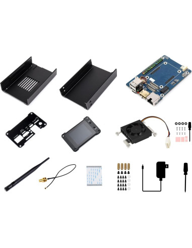 Almacenamiento en Red Waveshare CM4-NAS-Double-Deck 0.6kg